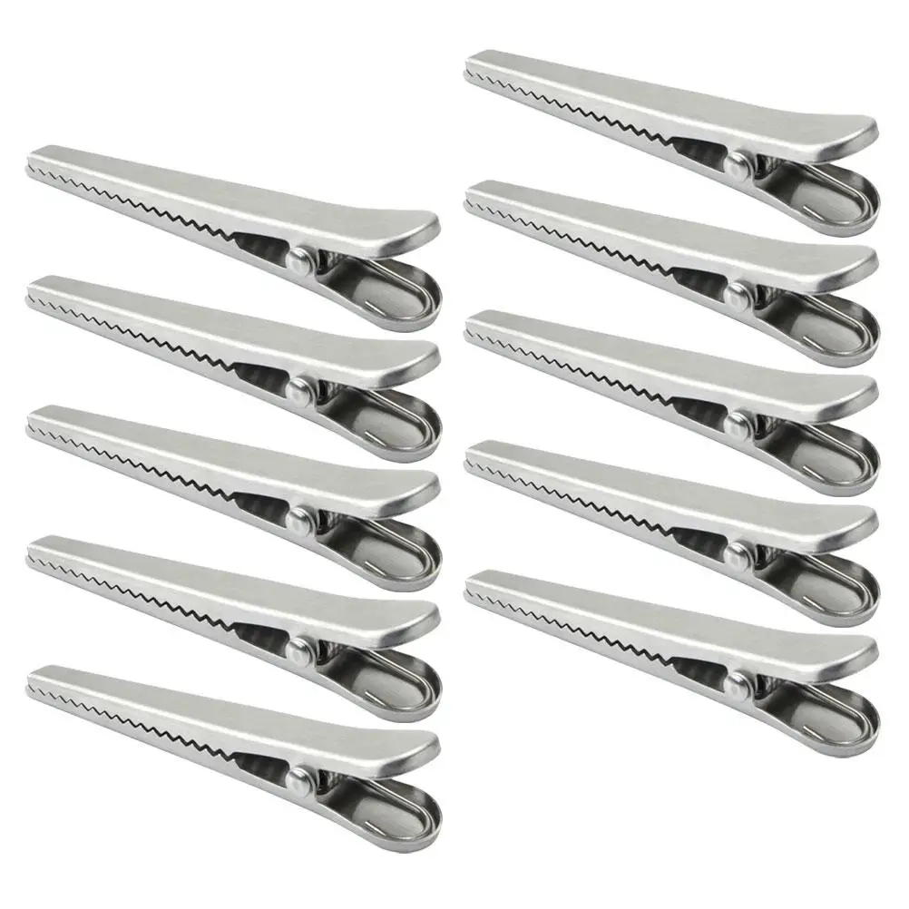 10 Pcs Stainless Steel Clips Large Size Food Sealing Clamps Reusable Kitchen Storage Snack Potato Chips Seal Tools
10 Pcs Stainless Steel Clips Large Size Food Sealing Clamps Reusable Kitchen Storage Snack Potato Chips Seal Tools