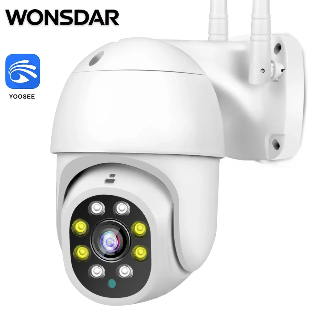 WONSDAR PTZ WIFI IP-камера для улицы, HD-камера с отслеживанием движения, цветное ночное видение, камера видеонаблюдения CCTV, приложение Yoosee
WONSDAR PTZ WIFI IP-камера для улицы, HD-камера с отслеживанием движения, цветное ночное видение, камера видеонаблюдения CCTV, приложение Yoosee