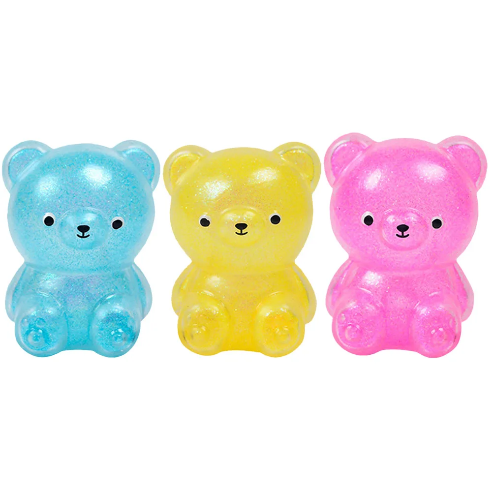 3pcs Squeeze Bear Toy Adorable Animal Shaped TPR Material Flexible Fun Birthday Party Favors Small for Emotional
3pcs Squeeze Bear Toy Adorable Animal Shaped TPR Material Flexible Fun Birthday Party Favors Small for Emotional