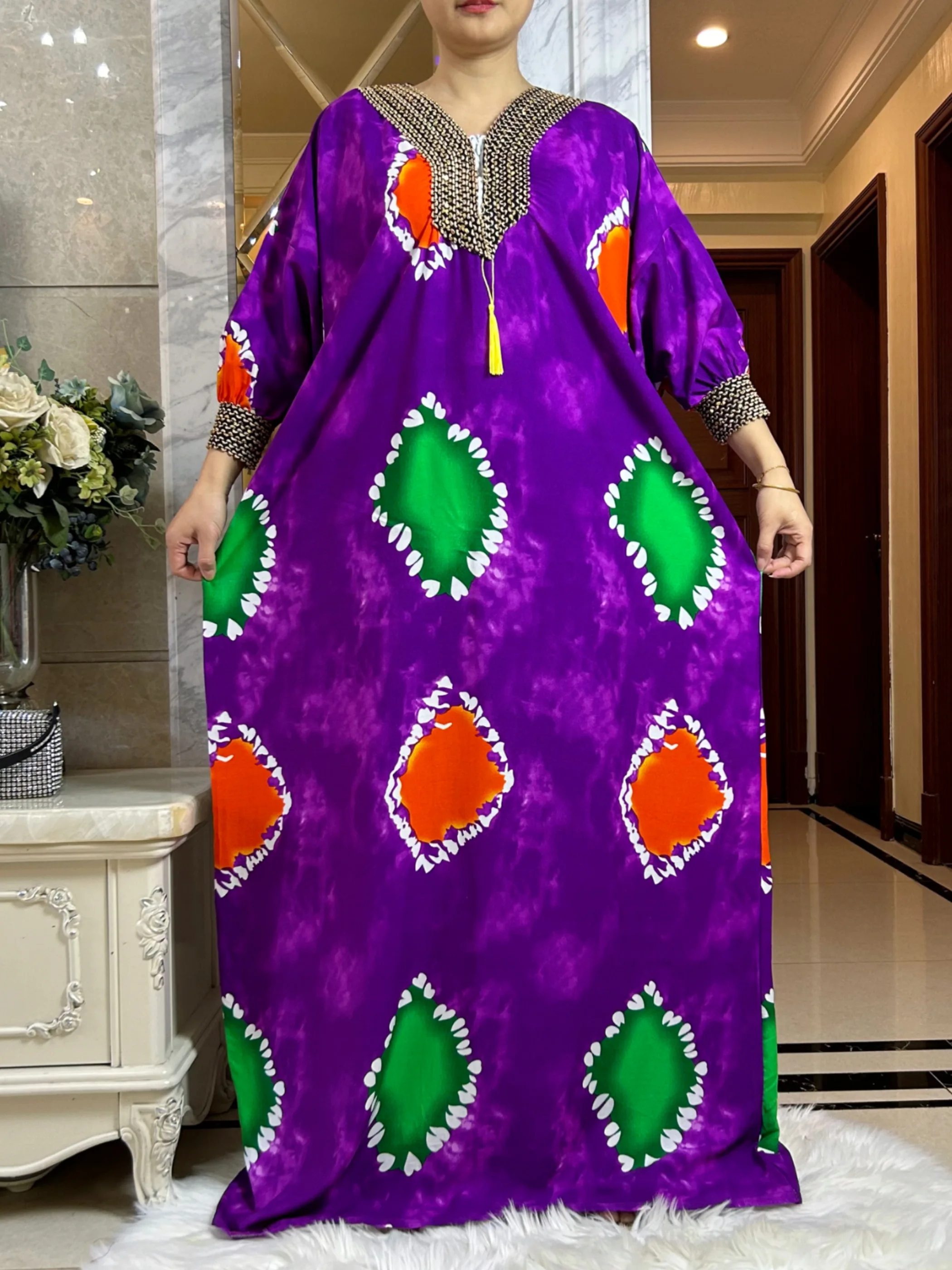 2025New Muslim Abayas For Women ramadan Fashion Sets Cotton Floral Printed Boubou Loose Femme Robe With 210x150cm Oversize Scarf
2025New Muslim Abayas For Women ramadan Fashion Sets Cotton Floral Printed Boubou Loose Femme Robe With 210x150cm Oversize Scarf