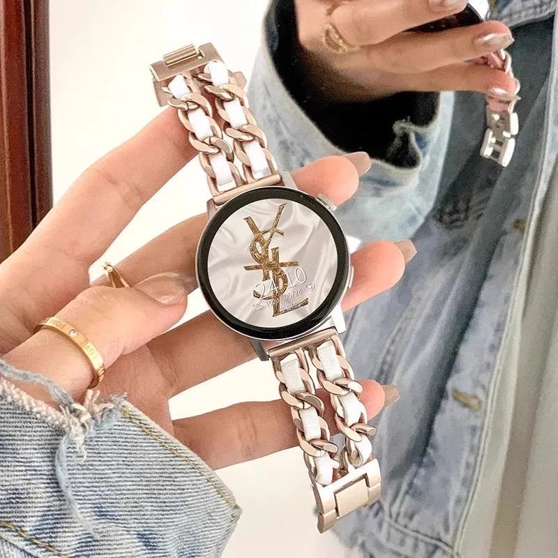 Ремешок 20 мм/22 мм для Samsung Galaxy watch 7/FE/6/5 pro/4/Classic/Active, роскошный кожаный + металлический браслет, ремешок Huawei GT 5-4-2-3 pro
Ремешок 20 мм/22 мм для Samsung Galaxy watch 7/FE/6/5 pro/4/Classic/Active, роскошный кожаный + металлический браслет, ремешок Huawei GT 5-4-2-3 pro