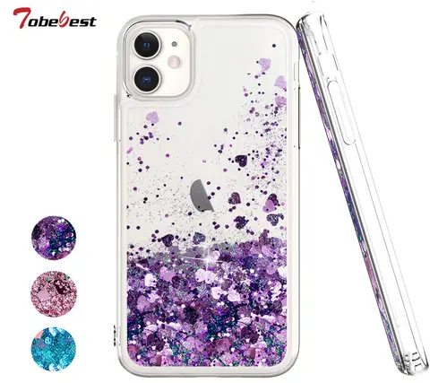 Custodia liquida dinamica Quicksand Star Glitter per iPhone 14 13 12 11 Pro XS Max XR X 8 7 6 6S Plus SE 2020 5S 5 Cover in silicone TPU