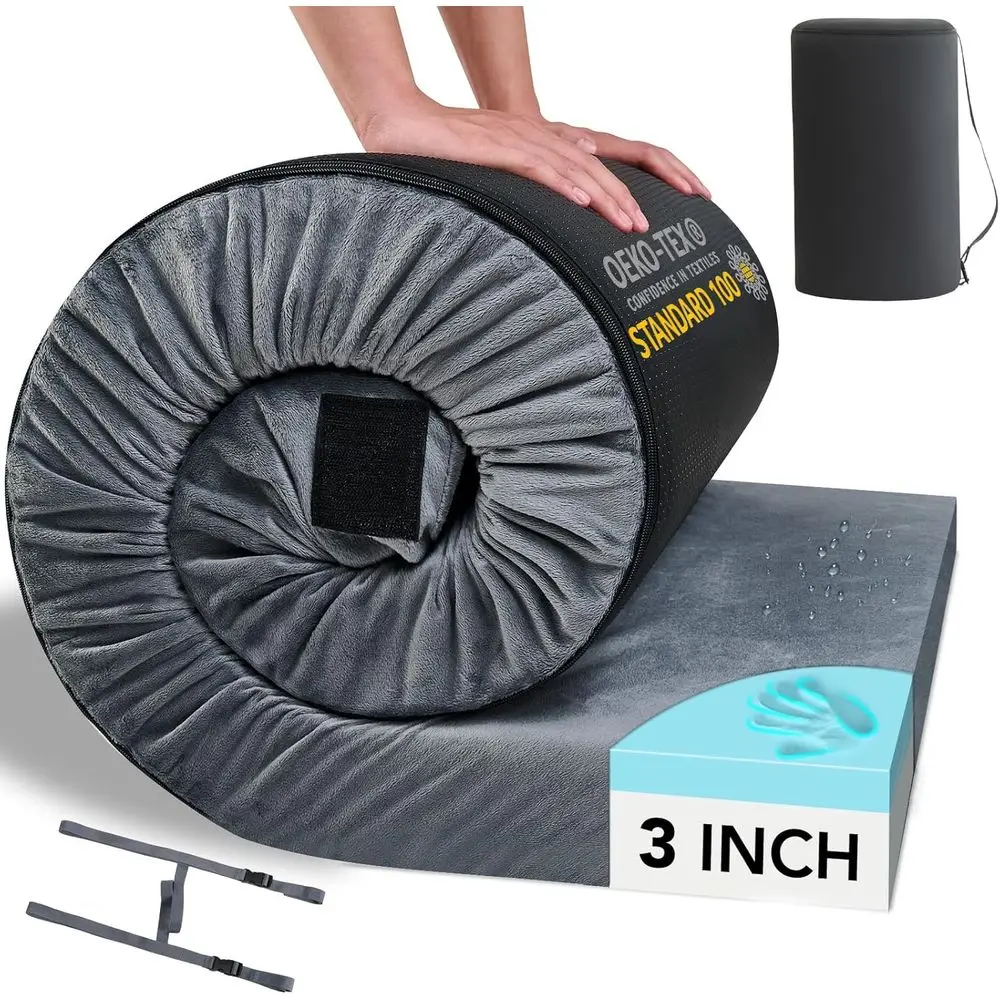 Portable Roll-Up Camping Mattress for Adults - Lightweight Sleep Mat Cot
Portable Roll-Up Camping Mattress for Adults - Lightweight Sleep Mat Cot