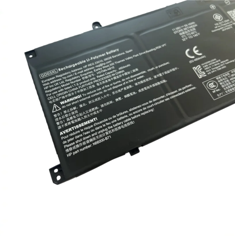 GD03XL HSTNNN-AB1E N66000-B71 N66215-005 3ICP5/80/78 Battery for X360 2-in-1 14-FC 14-FA N66000-B71 Laptop battery
GD03XL HSTNNN-AB1E N66000-B71 N66215-005 3ICP5/80/78 Battery for X360 2-in-1 14-FC 14-FA N66000-B71 Laptop battery