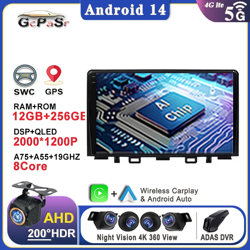 Android 14 Multimedia For Kia RIO Stonic YB 2016 2017 2018 2019 2020 2021 2022 lettore autoradio schermo di navigazione GPS No 2
Android 14 Multimedia For Kia RIO Stonic YB 2016 2017 2018 2019 2020 2021 2022 lettore autoradio schermo di navigazione GPS No 2