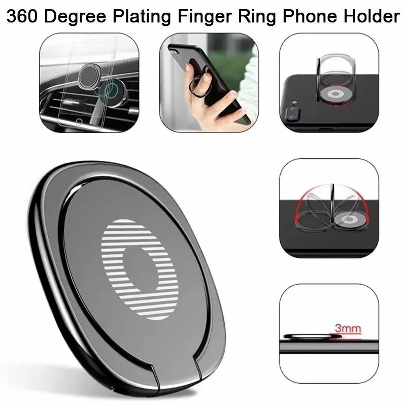 Universal Finger Ring Holder Stand Grip 360 Degree Rotaing For All Mobile Phone Car Magnetic Mount Phone Back Sticker Ultra Thin
Universal Finger Ring Holder Stand Grip 360 Degree Rotaing For All Mobile Phone Car Magnetic Mount Phone Back Sticker Ultra Thin