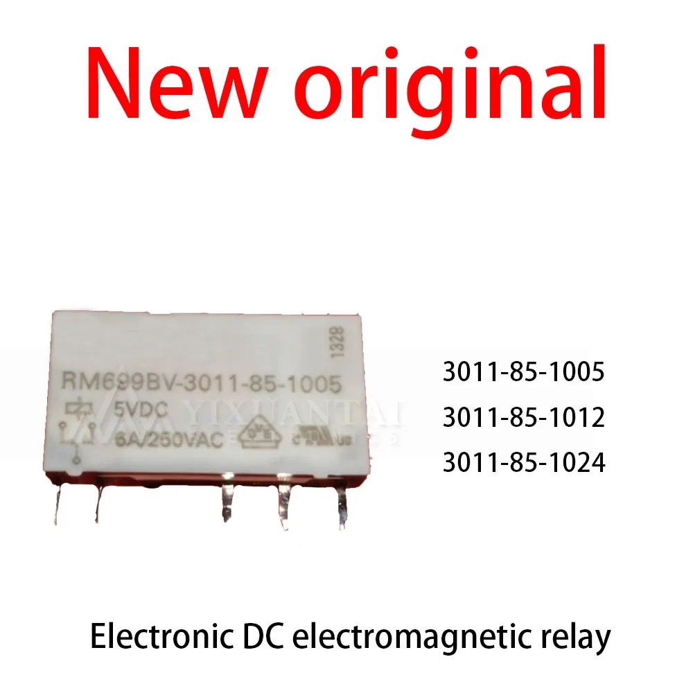 10Pcs/Lot New original 3011-85-1005 3011-85-1012 3011-85-1024 Electronic DC electromagnetic relay
10Pcs/Lot New original 3011-85-1005 3011-85-1012 3011-85-1024 Electronic DC electromagnetic relay