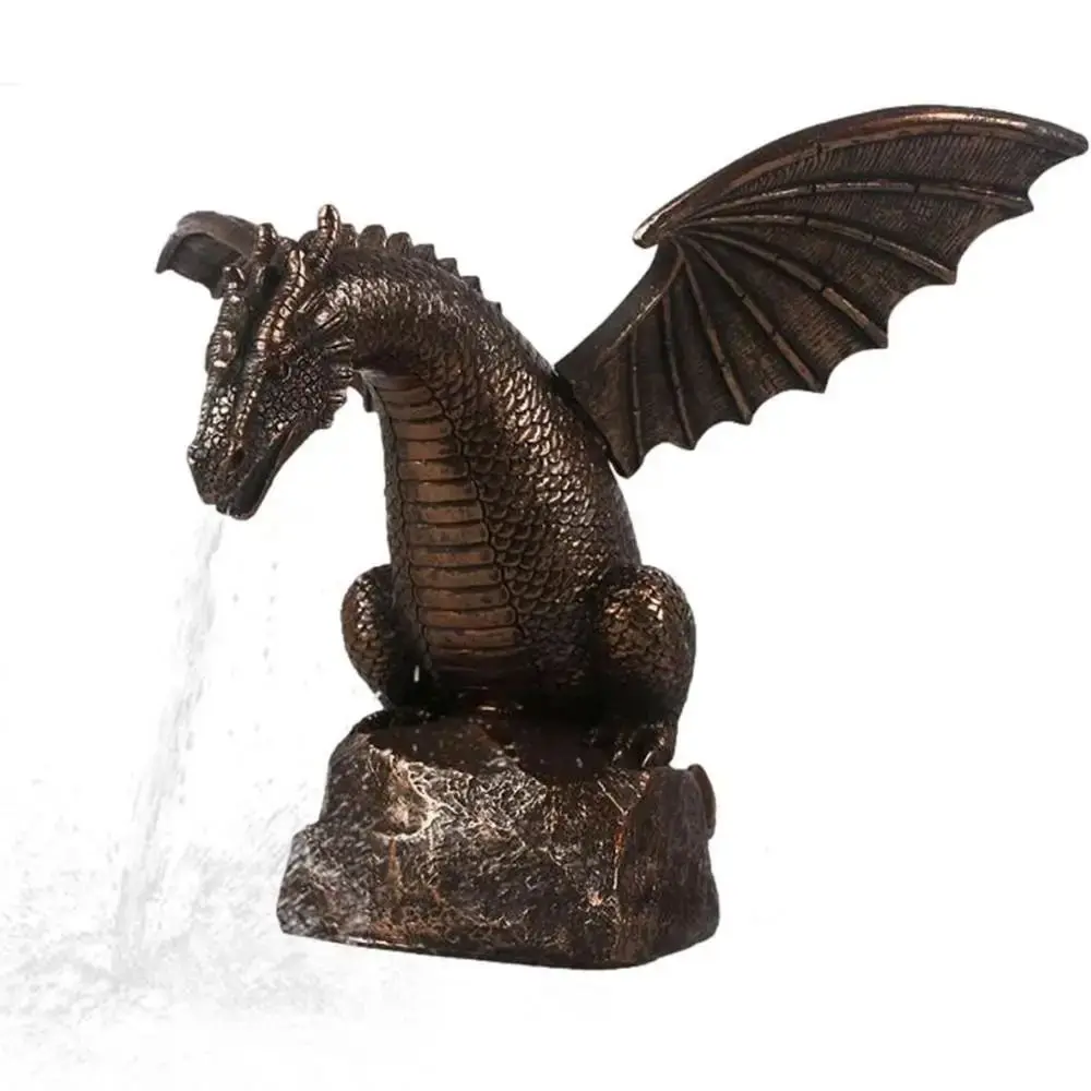 Realistic Garden Fountain Dragon Statue Resin Dragon Pattern Fountain Spray Dragon Retro Water Spray Dragon Outdoor Decoration
Realistic Garden Fountain Dragon Statue Resin Dragon Pattern Fountain Spray Dragon Retro Water Spray Dragon Outdoor Decoration