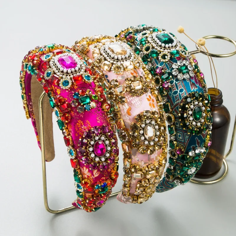 Heavy Industry Jacquard Embroidery Tiara Oversized Multi Color Crystal Emblem Crown French Regal Banquet Headpieces Queen
Heavy Industry Jacquard Embroidery Tiara Oversized Multi Color Crystal Emblem Crown French Regal Banquet Headpieces Queen