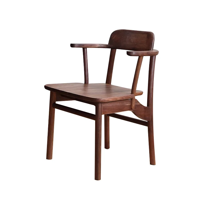 North American black walnut dining chair restaurant solid wood back chair antique Italian minimalist hotel coffee shop
North American black walnut dining chair restaurant solid wood back chair antique Italian minimalist hotel coffee shop