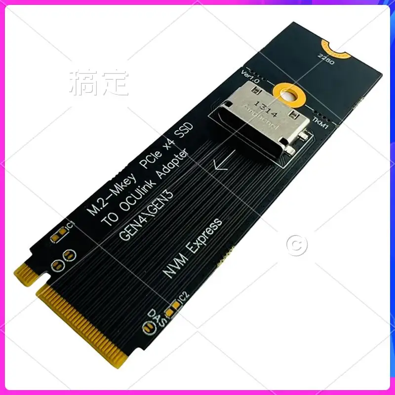 AP-M.2 M-Key Pcie X4 SSD To U.2 Oculink SFF-8612 Adapter Gen4/Gen3 For 2.5 Inch NVME U.2(SFF 8639)SSD PCI-E NGFF Riser Card
AP-M.2 M-Key Pcie X4 SSD To U.2 Oculink SFF-8612 Adapter Gen4/Gen3 For 2.5 Inch NVME U.2(SFF 8639)SSD PCI-E NGFF Riser Card
