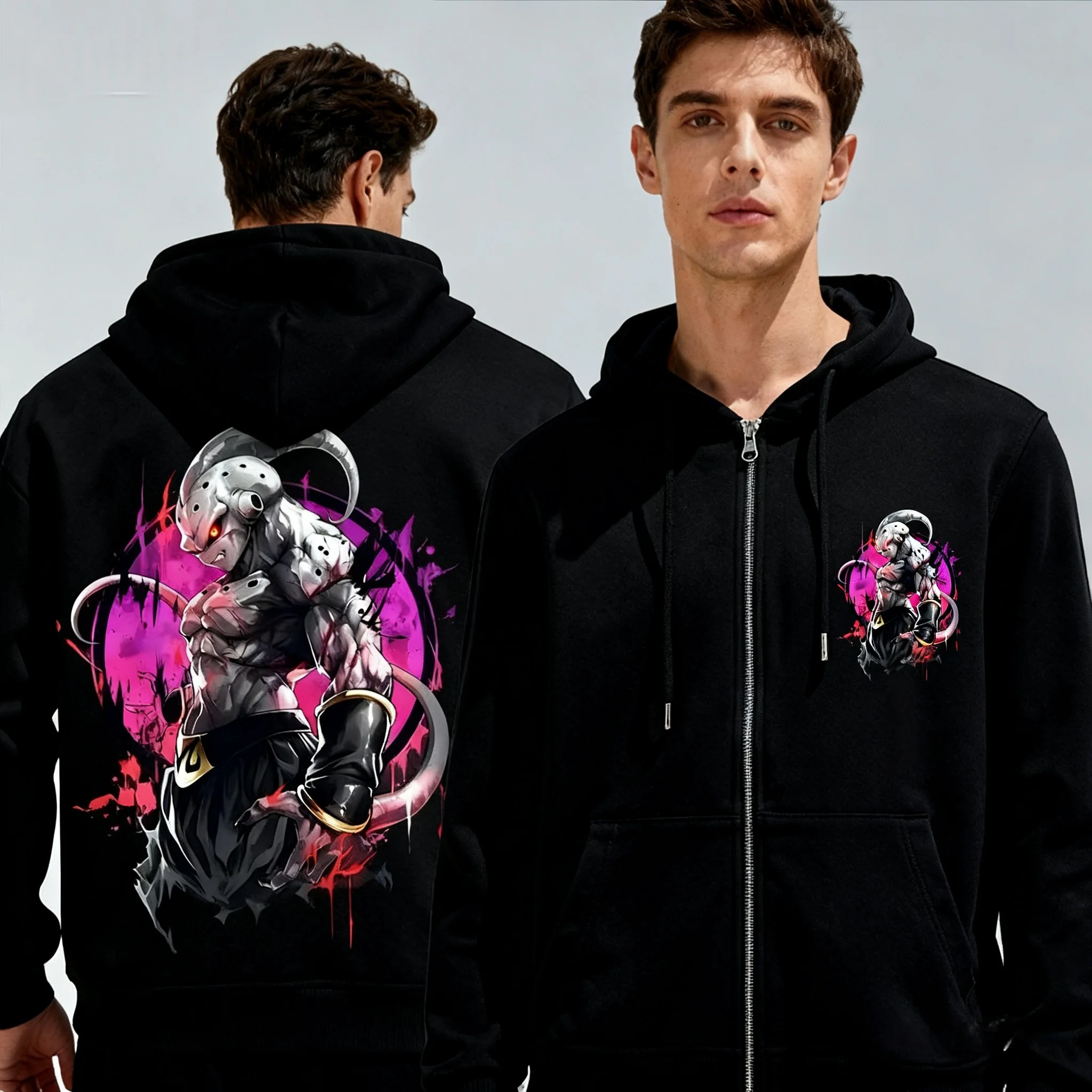 Dragon Ball Print Cotton Hoodie Mens Zip Jacket Windproof Thermal Wear For Bicycle Activities Travel Sports Party
Dragon Ball Print Cotton Hoodie Mens Zip Jacket Windproof Thermal Wear For Bicycle Activities Travel Sports Party