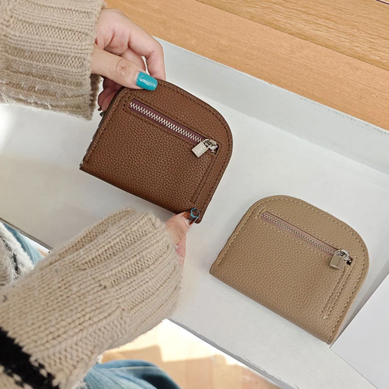 Mini Short Wallet New With Zipper PU Leather Money Bag Portable Solid Color Card Bag Student
Mini Short Wallet New With Zipper PU Leather Money Bag Portable Solid Color Card Bag Student