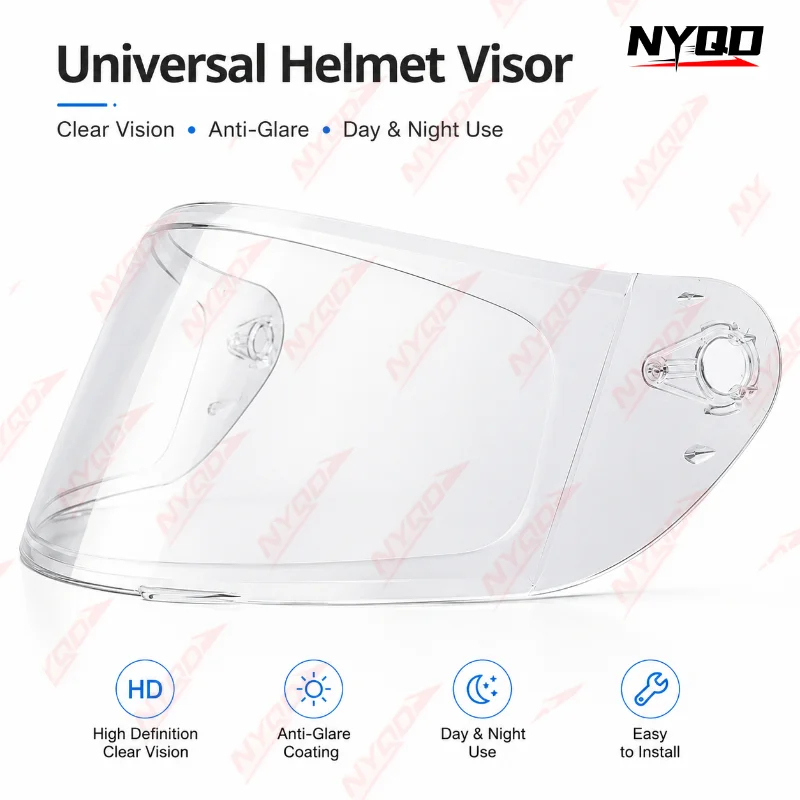 Orz991 Universal Helmet Visor Face Shield Sun Protection Day & Night Use Replacement Lens
Orz991 Universal Helmet Visor Face Shield Sun Protection Day & Night Use Replacement Lens