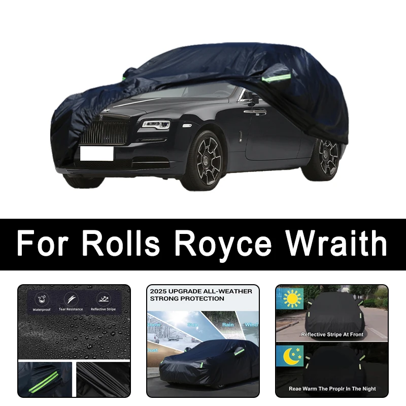 For Rolls Royce Wraith All-Weather Car Covers 6-in-1 Waterproof Dustproof UV Proof Snowproof Scratch Resistant Protection
For Rolls Royce Wraith All-Weather Car Covers 6-in-1 Waterproof Dustproof UV Proof Snowproof Scratch Resistant Protection