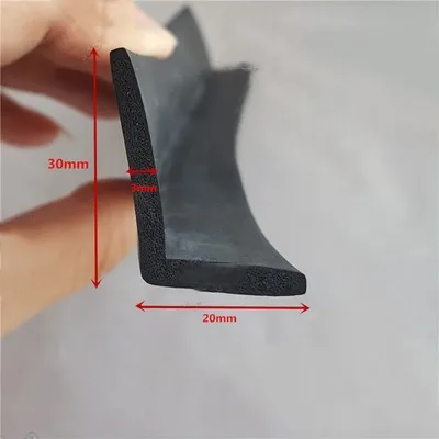 L Shape Rubber Sealing Strip Edge Encloser Shield Protector 20 x 30mm EPDM 2m 1.49m Foam odd Black
L Shape Rubber Sealing Strip Edge Encloser Shield Protector 20 x 30mm EPDM 2m 1.49m Foam odd Black