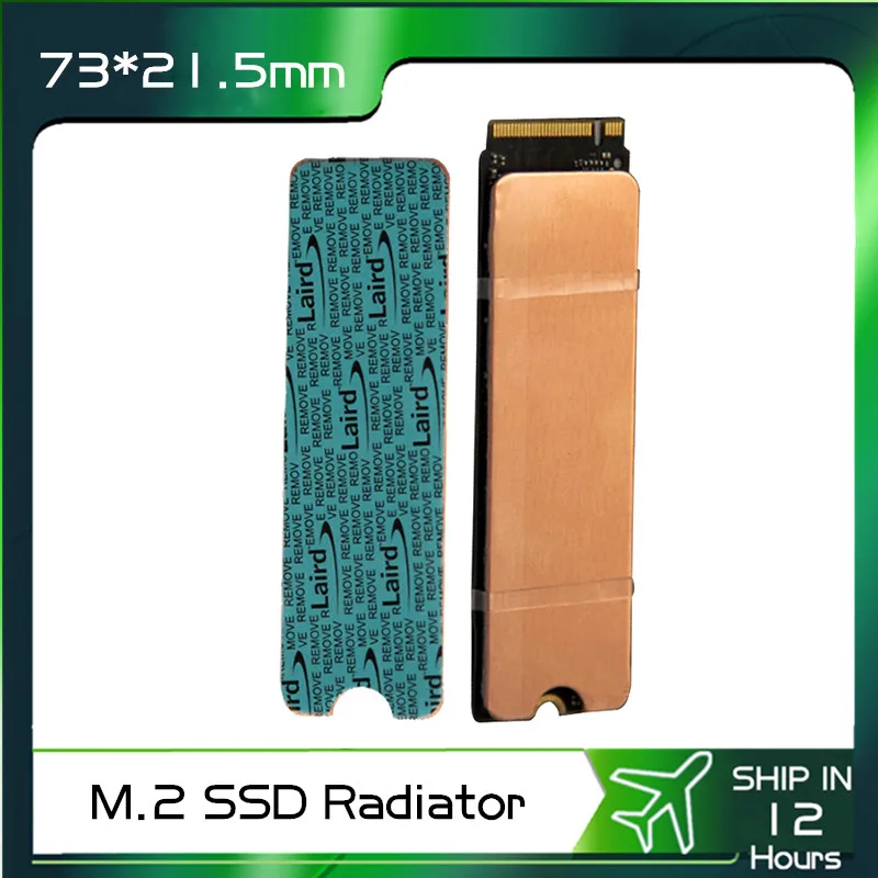 Copper M.2 SSD Radiator 2280 Solid State Drive Heat Sink For Notebook Laptop Desktop+5W/m.k Thermal Pad SN550 970 EVO RD20 Etc
Copper M.2 SSD Radiator 2280 Solid State Drive Heat Sink For Notebook Laptop Desktop+5W/m.k Thermal Pad SN550 970 EVO RD20 Etc