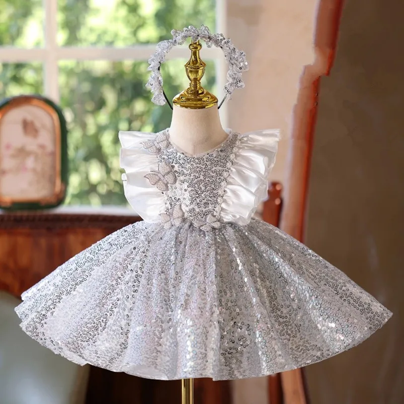 High-End Children's Princess Sequins Costume Host's Piano Performance Birthday Party Dresses For Girls A4869 Bridesmaid Dresses
High-End Children's Princess Sequins Costume Host's Piano Performance Birthday Party Dresses For Girls A4869 Bridesmaid Dresses