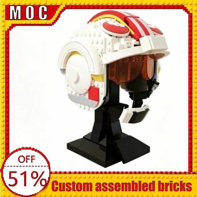 681PCS Sci-Fi Technology Pilot Helmet Collection Custom Building Blocks MOC Model Educational Assembly Toy Birthday Gift Display
681PCS Sci-Fi Technology Pilot Helmet Collection Custom Building Blocks MOC Model Educational Assembly Toy Birthday Gift Display