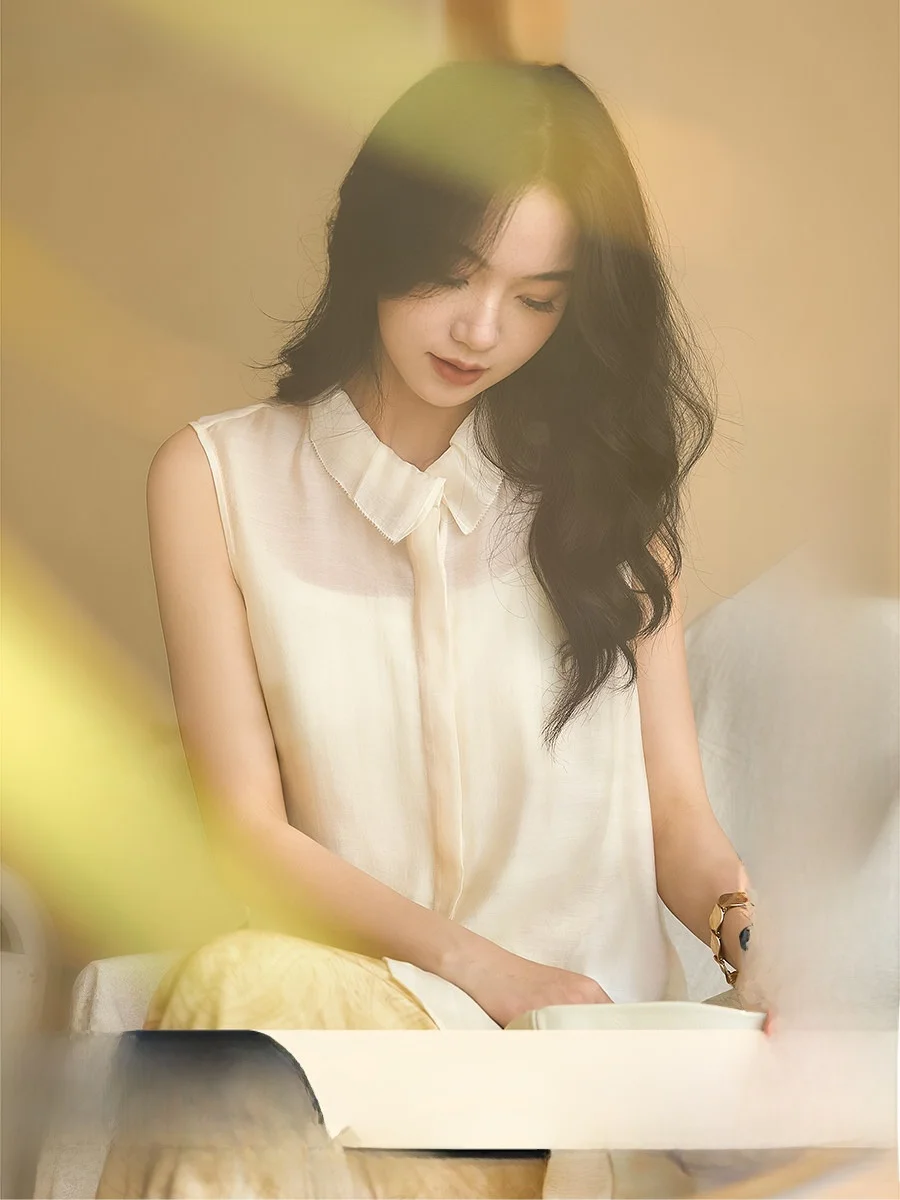 Xhange Commute Style Ruffled Sleeveless Top Elegant Clean 2026 Spring Season Breathable Comfortable Women's Shirt
Xhange Commute Style Ruffled Sleeveless Top Elegant Clean 2026 Spring Season Breathable Comfortable Women's Shirt