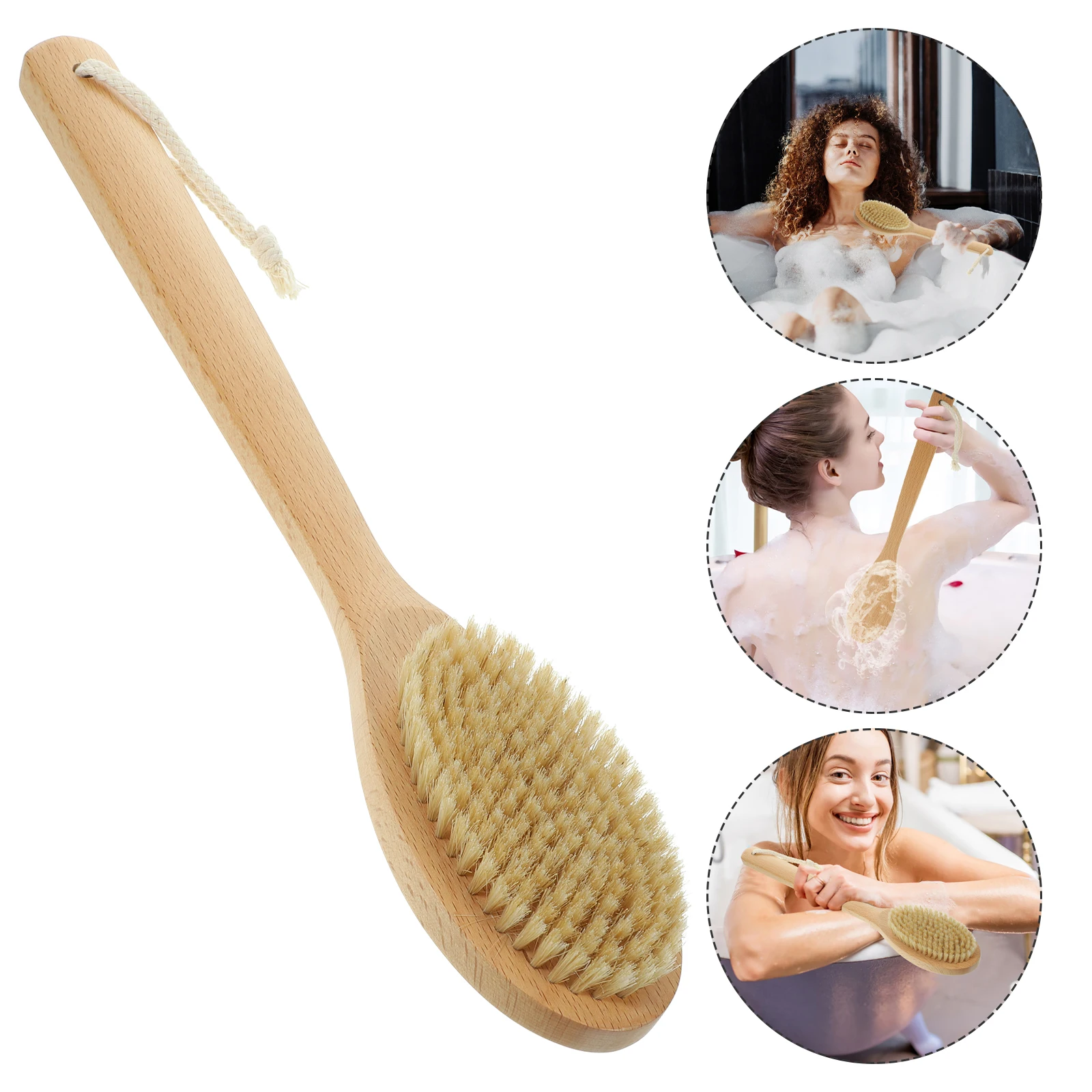 Premium Bristle Exfoliating Brush Body Bath Tool Long Handle Back Scrubber Shower Bathing Brush For Men Women Durable Portable
Premium Bristle Exfoliating Brush Body Bath Tool Long Handle Back Scrubber Shower Bathing Brush For Men Women Durable Portable
