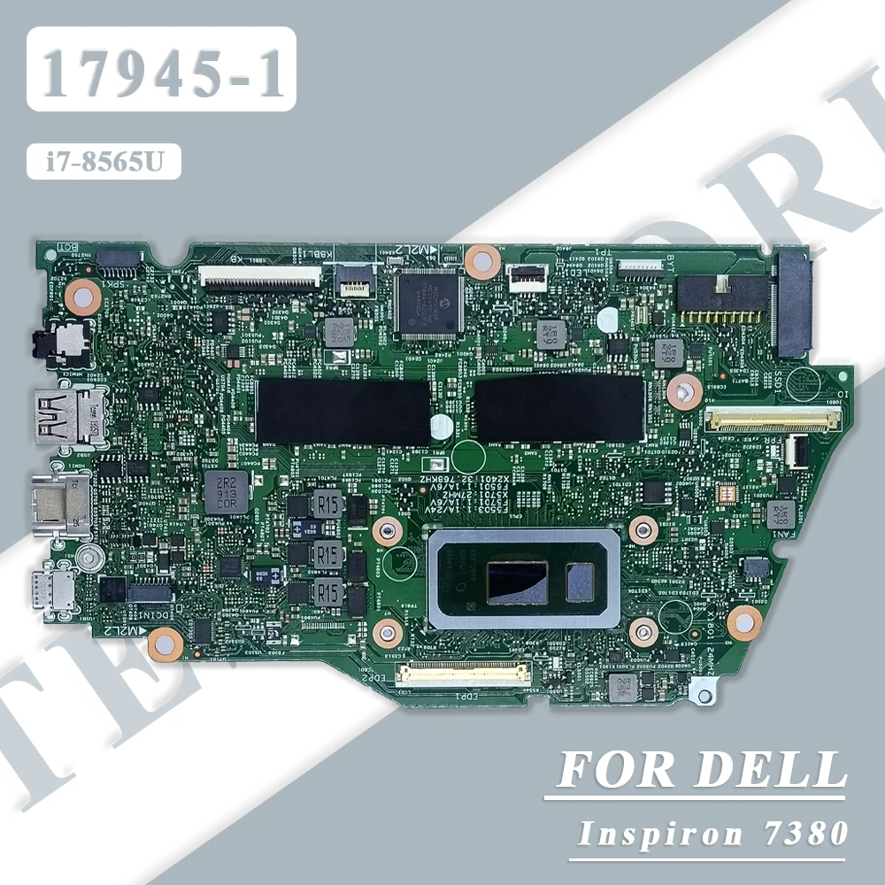 17945-1 для Dell Inspiron 7380, материнская плата для ноутбука с процессором i7-8565U, оперативная память 8G/16G CN-03KK8G 0J9MM4, материнская плата для ноутбука, полностью протестирована
17945-1 для Dell Inspiron 7380, материнская плата для ноутбука с процессором i7-8565U, оперативная память 8G/16G CN-03KK8G 0J9MM4, материнская плата для ноутбука, полностью протестирована