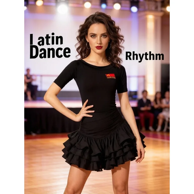 Women Plus Size S-3XL Short Sleeve Standard Latin Modern Ballroom Dance Top Practice Leotard Performance Costume Regular Fit
Women Plus Size S-3XL Short Sleeve Standard Latin Modern Ballroom Dance Top Practice Leotard Performance Costume Regular Fit