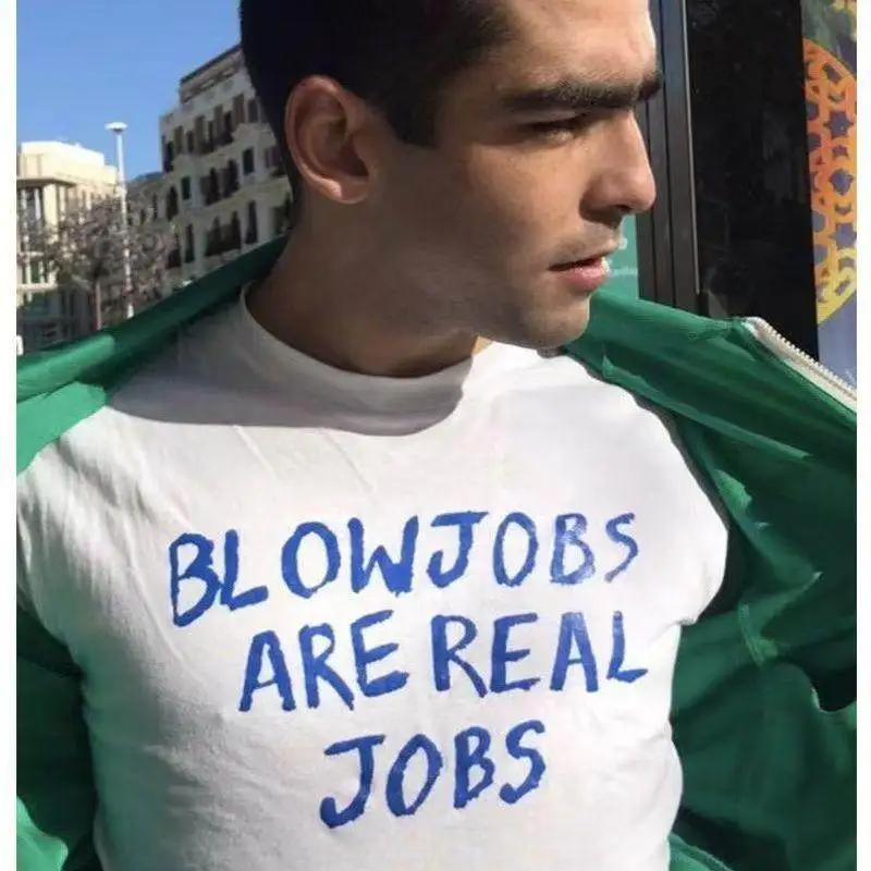 Хлопковая летняя повседневная футболка с 2D-принтом в виде карикатуры «Рабочий контент», абстрактная, модная, удобная, в стиле Y2K
Хлопковая летняя повседневная футболка с 2D-принтом в виде карикатуры «Рабочий контент», абстрактная, модная, удобная, в стиле Y2K