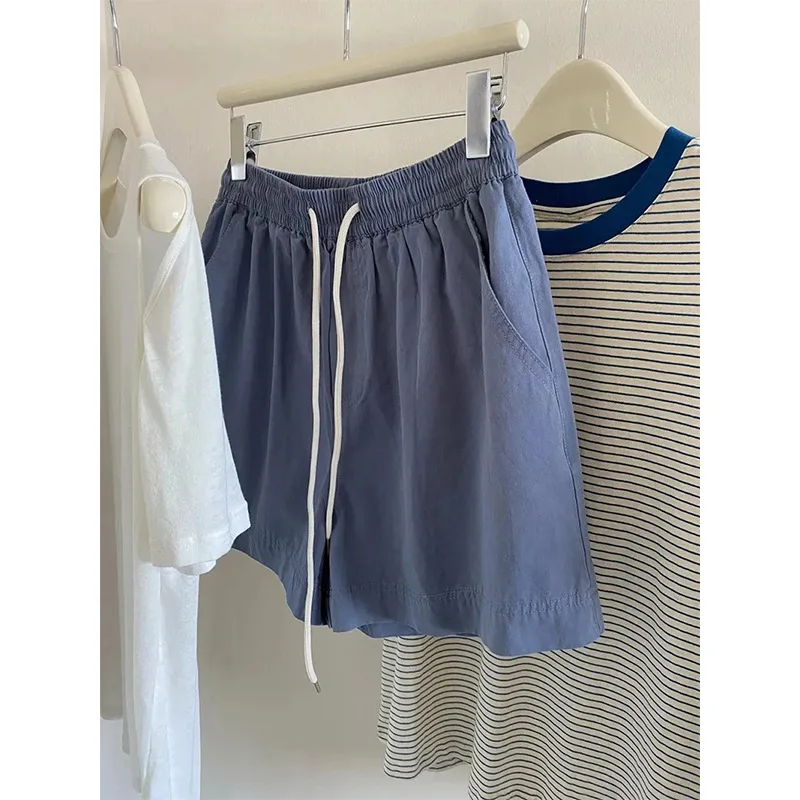 Women's Plus Size Spring and Summer Classic Light Blue Comfortable and Breathable High Waist Slimming Casual Sport Shorts
Women's Plus Size Spring and Summer Classic Light Blue Comfortable and Breathable High Waist Slimming Casual Sport Shorts