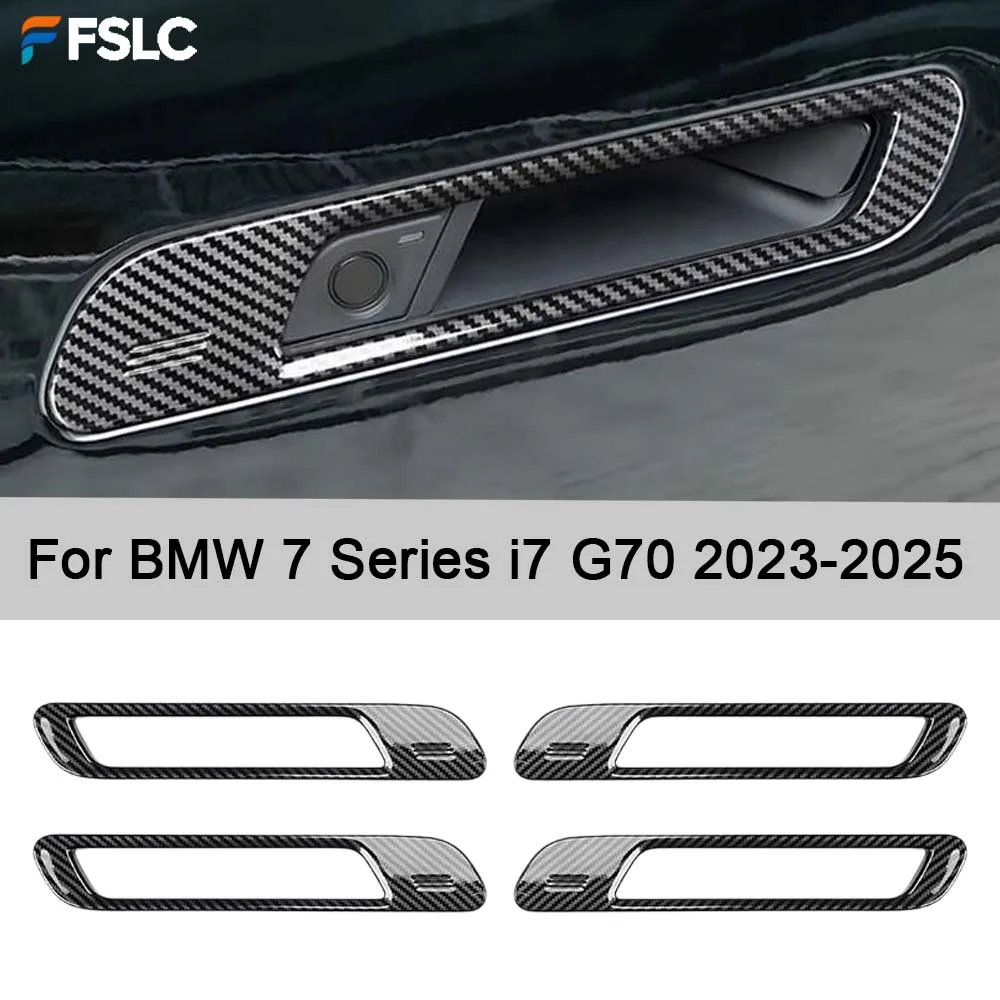 4Pcs Anti-Scratch Door Handle Bowl Cover Trim For BMW 7 Series i7 G70 2023-2025, Exterior Protective Sticker Accessories
4Pcs Anti-Scratch Door Handle Bowl Cover Trim For BMW 7 Series i7 G70 2023-2025, Exterior Protective Sticker Accessories