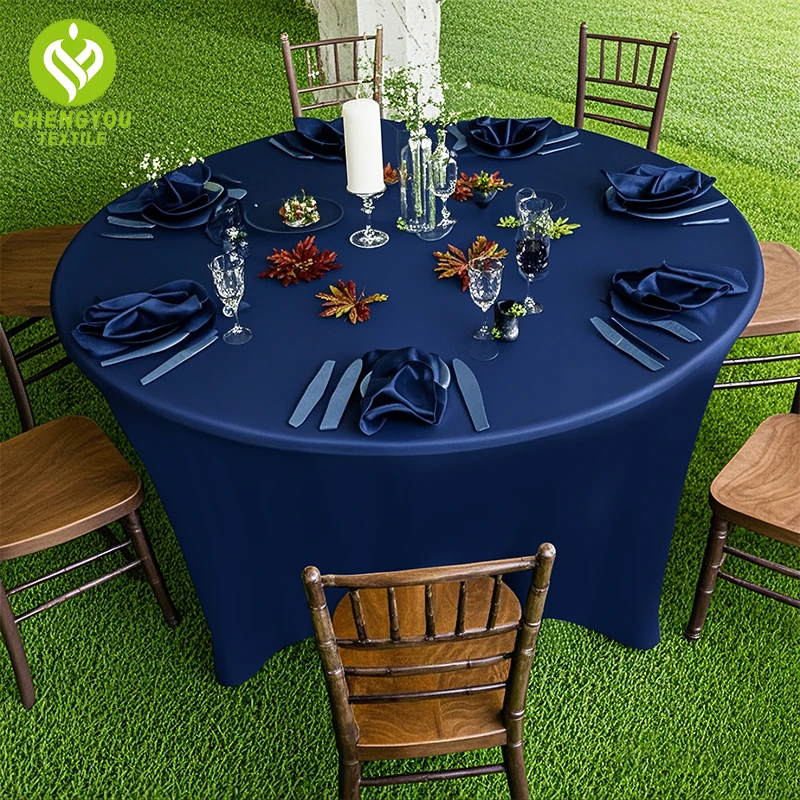 4-piece knitted fabric 5-foot circular table cover 100% polyester premium solid color tablecloth suitable for various scenes
4-piece knitted fabric 5-foot circular table cover 100% polyester premium solid color tablecloth suitable for various scenes