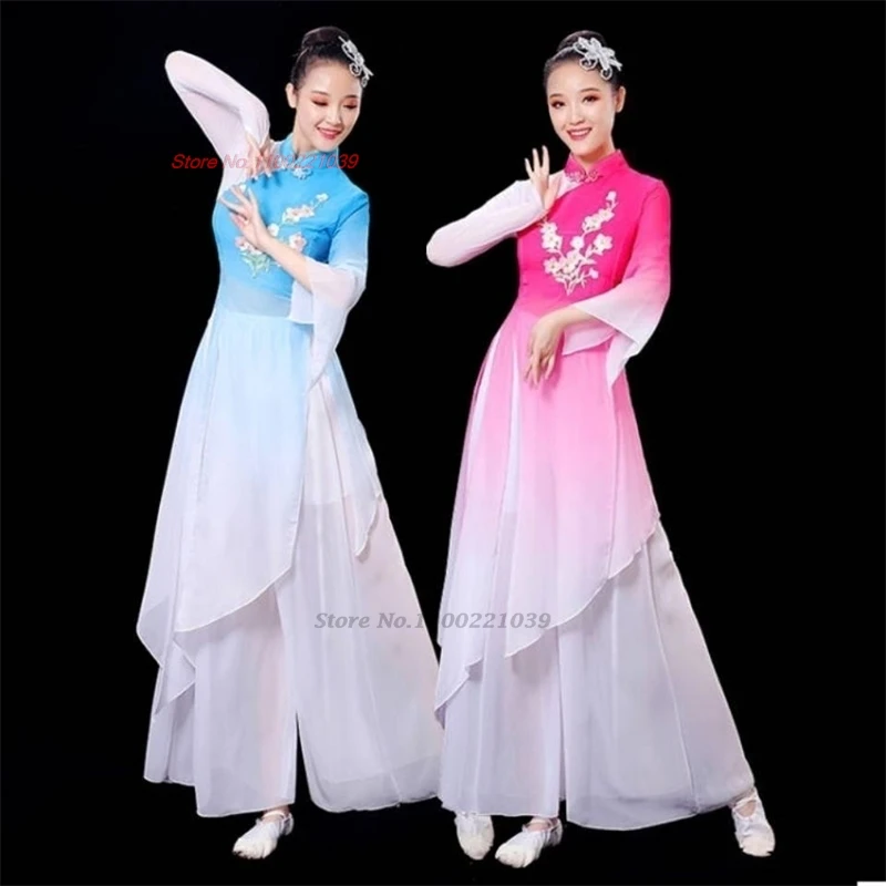2025 chinese vintage dance costume flower embroidery qipao tops+pants set oriental folk dance stage performance dance qipao
2025 chinese vintage dance costume flower embroidery qipao tops+pants set oriental folk dance stage performance dance qipao