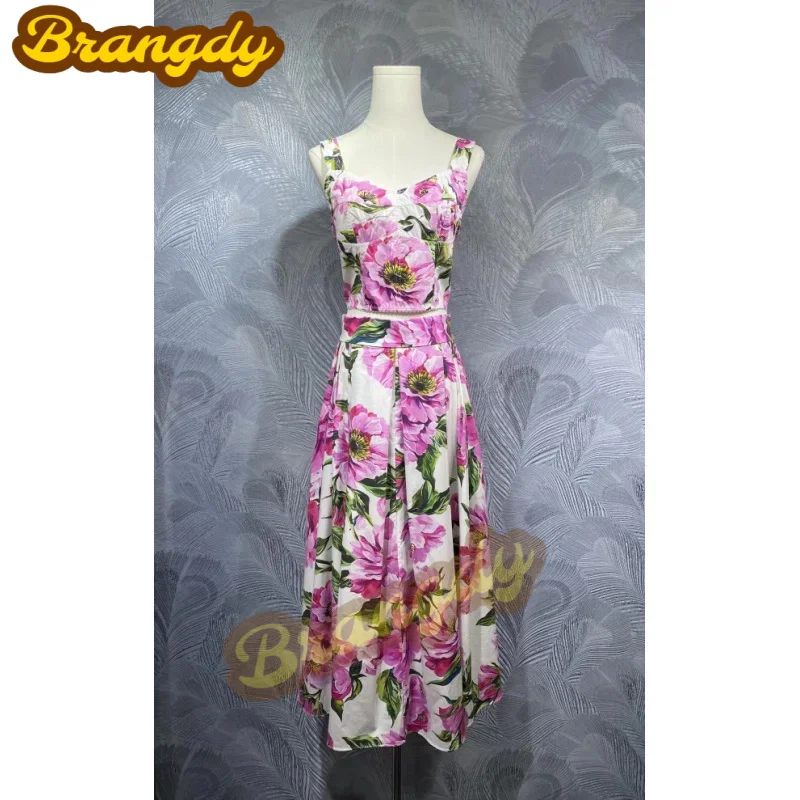 Brangdy Luxury 2025 Spring New Suspenders Cotton Top with Mid-Length Dress Set
Brangdy Luxury 2025 Spring New Suspenders Cotton Top with Mid-Length Dress Set