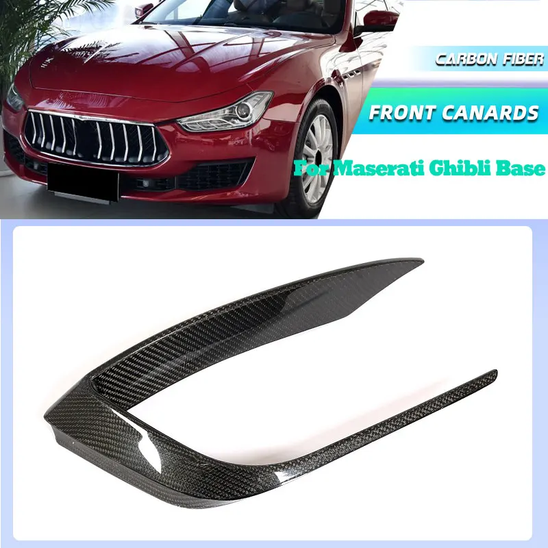 Carbon Fiber Car Front Bumper Fins Splitters for Maserati Ghibli Base Sedan 4-Door 2018 Racing Front Canards Trims Body Kits
Carbon Fiber Car Front Bumper Fins Splitters for Maserati Ghibli Base Sedan 4-Door 2018 Racing Front Canards Trims Body Kits