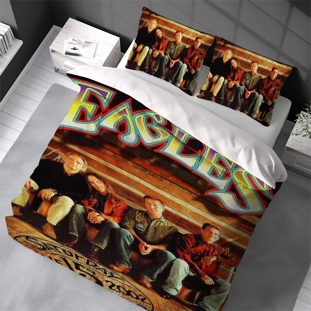 Комплект постельного белья The Eagles Band: пододеяльник, 3 предмета, мягкий хлопок, для дома и общежития, подарок для студентов
Комплект постельного белья The Eagles Band: пододеяльник, 3 предмета, мягкий хлопок, для дома и общежития, подарок для студентов