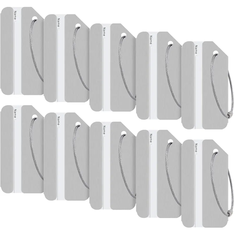 Free Shipping10 Pack Aluminum Luggage Tags for Suitcases, Metal Travel ID Bag Tags with Name Address Card,Suitcase Tags for Lugg
Free Shipping10 Pack Aluminum Luggage Tags for Suitcases, Metal Travel ID Bag Tags with Name Address Card,Suitcase Tags for Lugg