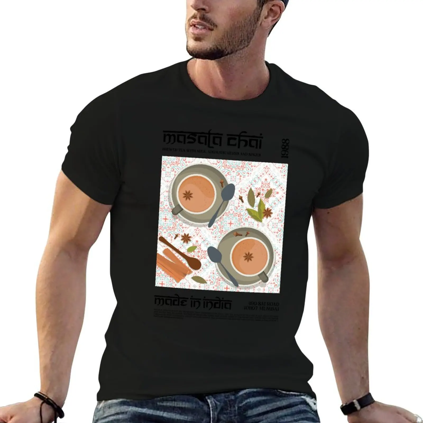 Masala Chai Wall Art T-Shirt Aesthetic clothing plus size clothes oversized T-shirts for men cotton
Masala Chai Wall Art T-Shirt Aesthetic clothing plus size clothes oversized T-shirts for men cotton