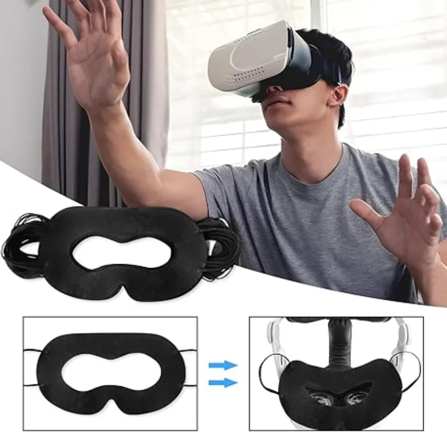 For Oculus Quest 2 Sweat Breathable Eye Mask Cover VR Disposable Eye Mask VR Headset Oculus Quest 2 Accessories Sweat Eye Cover
For Oculus Quest 2 Sweat Breathable Eye Mask Cover VR Disposable Eye Mask VR Headset Oculus Quest 2 Accessories Sweat Eye Cover