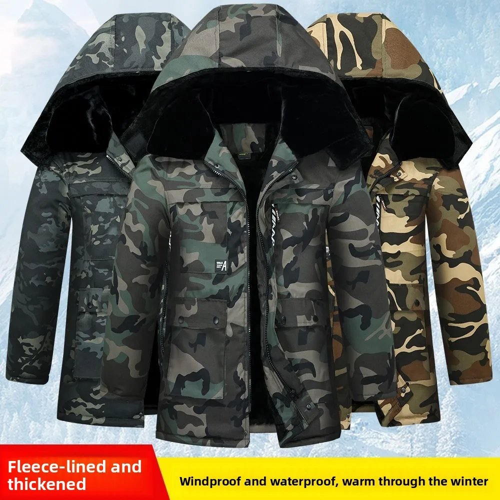 Thiened Cotton Workwear Set for Men Winter Camouflage Overalls Welding Auto Repair Dirt Resistant Warm Protective ...
Thiened Cotton Workwear Set for Men Winter Camouflage Overalls Welding Auto Repair Dirt Resistant Warm Protective ...