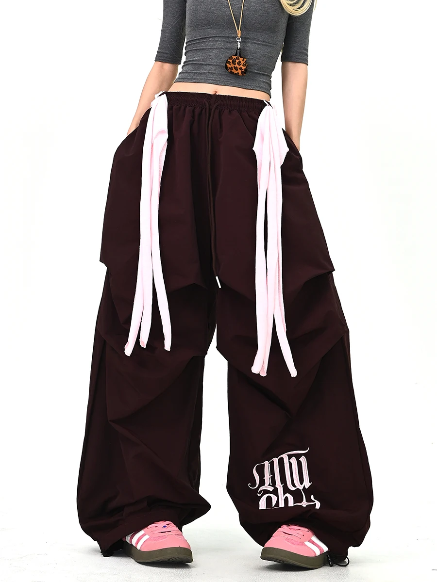 Свободные женские повседневные брюки для работы, весна 2026, широкие брюки в пол с поясом, уличный стиль
Свободные женские повседневные брюки для работы, весна 2026, широкие брюки в пол с поясом, уличный стиль