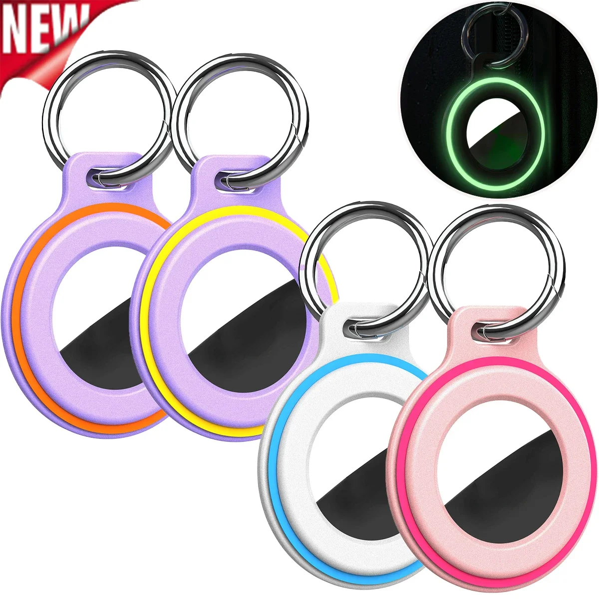 1-3 PCS For Apple Airtags Locator Silicone Protect Case For Kids/Pet/Backpack With Strap Lanyard + Keychain AirTag GPS Tracker
1-3 PCS For Apple Airtags Locator Silicone Protect Case For Kids/Pet/Backpack With Strap Lanyard + Keychain AirTag GPS Tracker