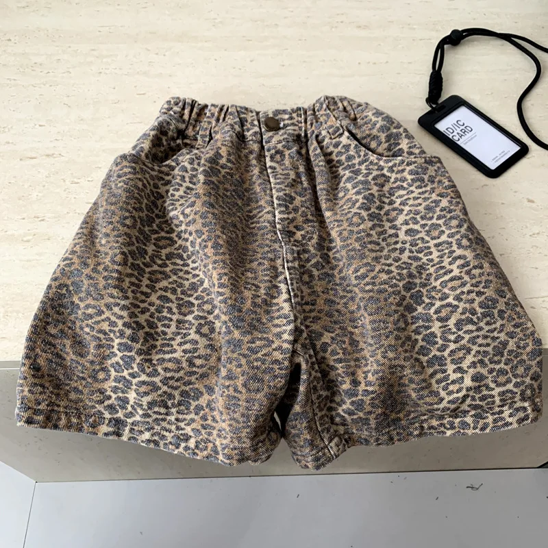 Children Clothes Leopard Print Shorts Summer 2026 New Fashionable Korean Style Boys Loose Casual Handsome Capri Pants
Children Clothes Leopard Print Shorts Summer 2026 New Fashionable Korean Style Boys Loose Casual Handsome Capri Pants