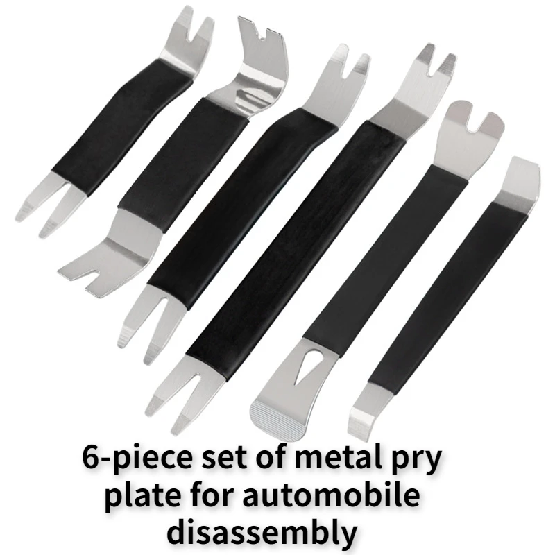 6 PCS Portable Auto Door Clip Trim Removal Tools Kits Car Dashboard Audio Radio Panel Repair Metal Removal Pry Disassembly Tools
6 PCS Portable Auto Door Clip Trim Removal Tools Kits Car Dashboard Audio Radio Panel Repair Metal Removal Pry Disassembly Tools