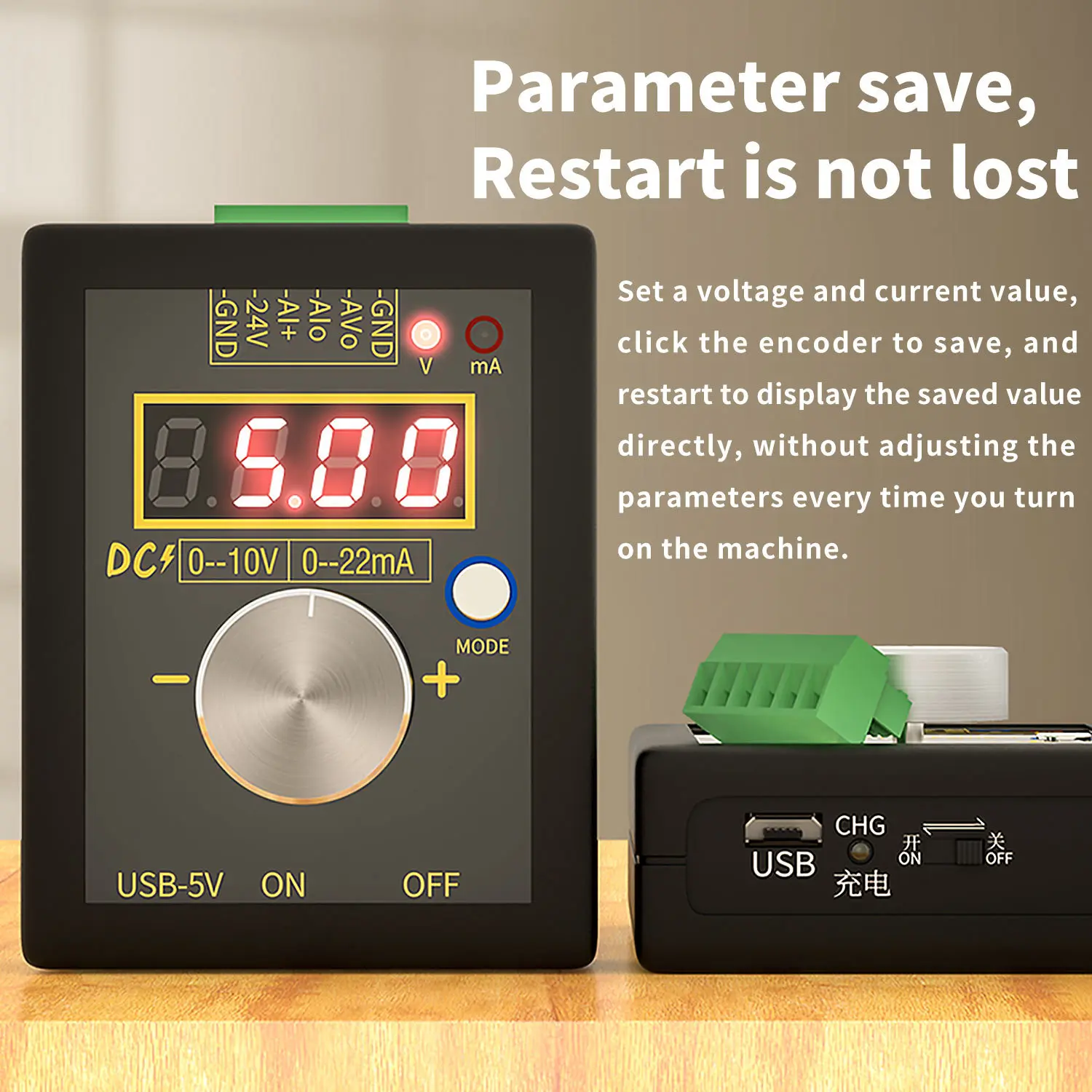 High Accuracy Portable Voltage Current Source Adjustable Output Range 0~10V/0~20mAh Signal Generator
High Accuracy Portable Voltage Current Source Adjustable Output Range 0~10V/0~20mAh Signal Generator