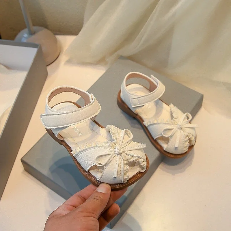 Toddlers Ruffled Edge Girls Sandals Summer Sweet Children's Causal Bowknot Sandals Princess Flat Kids Elegant Fashion Sandals
Toddlers Ruffled Edge Girls Sandals Summer Sweet Children's Causal Bowknot Sandals Princess Flat Kids Elegant Fashion Sandals