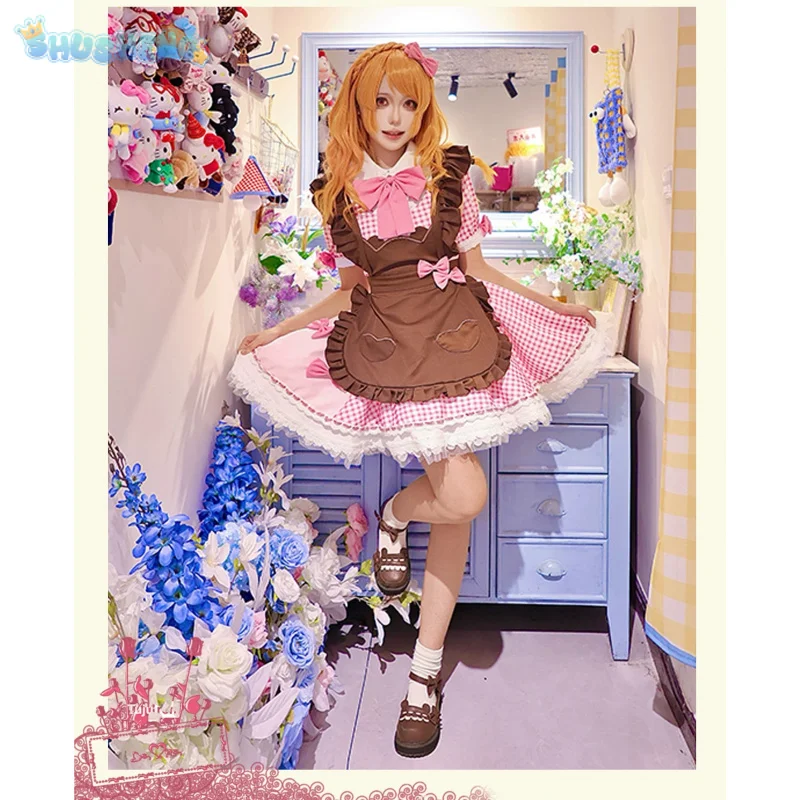 Manaka Laala Minami Mirei Cosplay Costume Anime Pripara Halloween girl sweet Lolita uniform new maid dress accessories set
Manaka Laala Minami Mirei Cosplay Costume Anime Pripara Halloween girl sweet Lolita uniform new maid dress accessories set