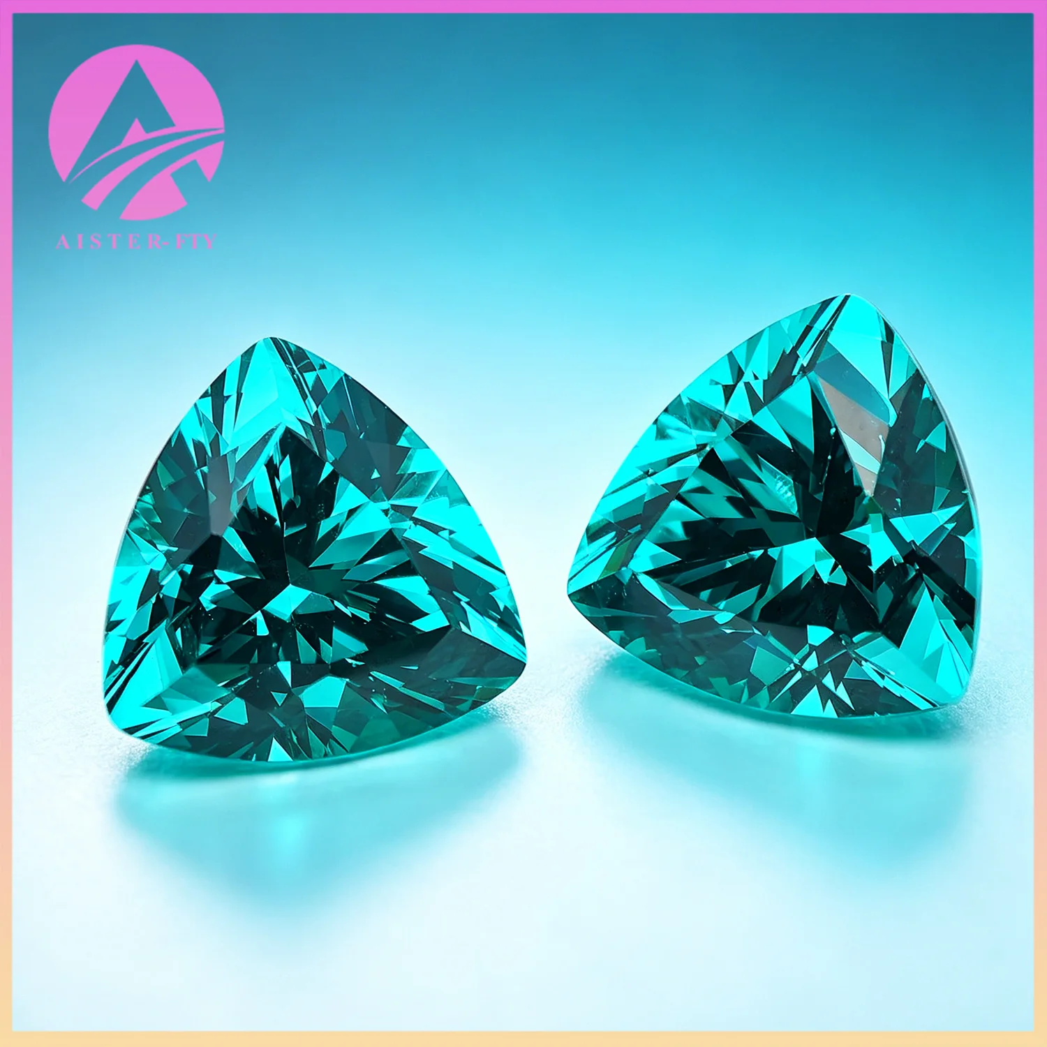 Paraiba Trillion Cut Lab Diamonds Gemstone Yttrium Aluminium Garnet Loose Gemstones YAG Stones for Trendy Jewelry Making/DIY
Paraiba Trillion Cut Lab Diamonds Gemstone Yttrium Aluminium Garnet Loose Gemstones YAG Stones for Trendy Jewelry Making/DIY
