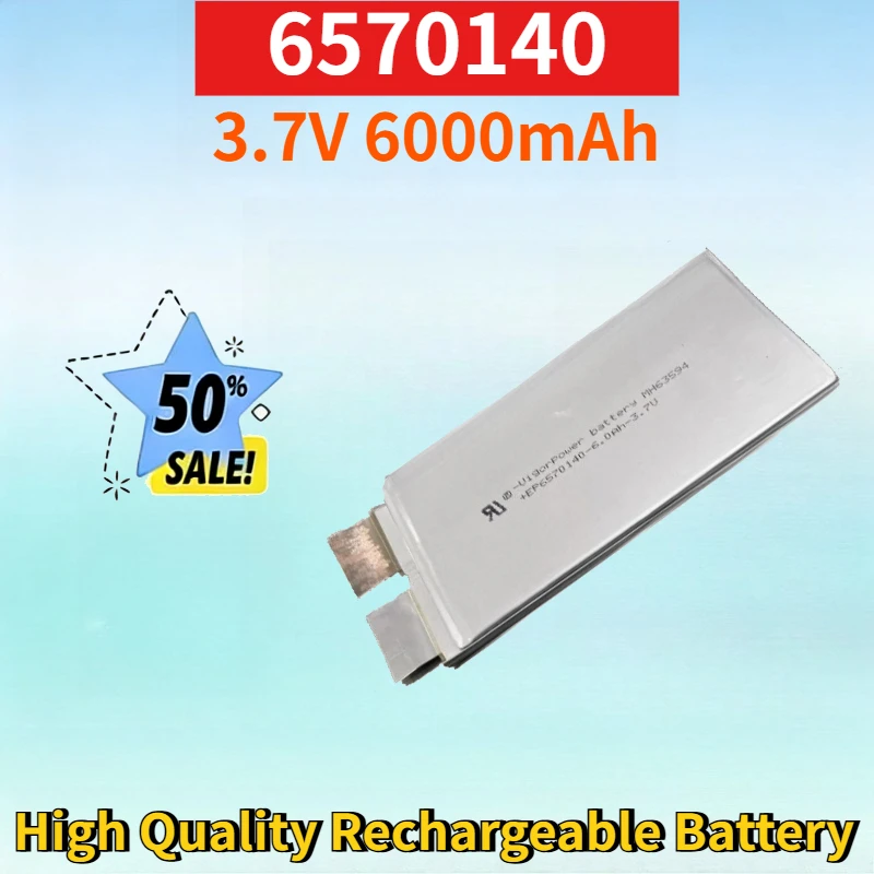 New 6570140 3.7V 6000mAh 45C Battery for Model Aircraft Model Boats Model Car Ignition Devices High Quality Rechargeable Battery
New 6570140 3.7V 6000mAh 45C Battery for Model Aircraft Model Boats Model Car Ignition Devices High Quality Rechargeable Battery