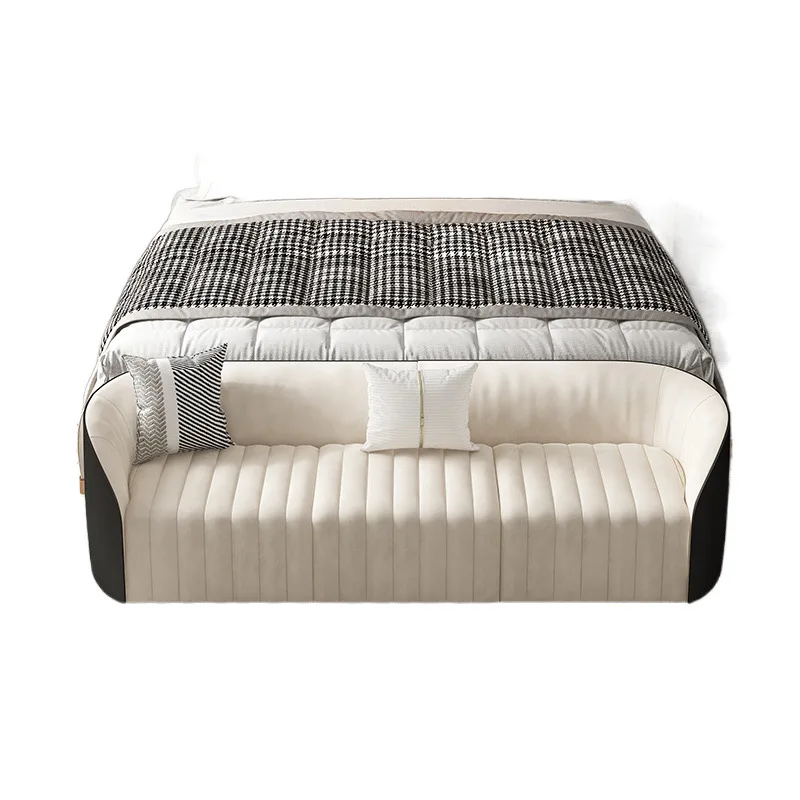 Color matching design Bench with backrest Cloakroom Internet celebrity bench Bedside stool Bedroom bedside small sofa Clothes
Color matching design Bench with backrest Cloakroom Internet celebrity bench Bedside stool Bedroom bedside small sofa Clothes
