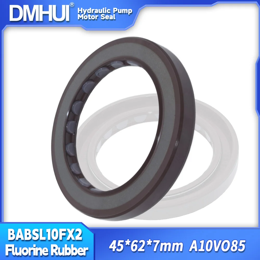 A10VO85 Hydraulic Pump Part Oil Seal 45x62x7mm FKM Rubber - DMHUI Rotary Shaft BABSL10FX2 Design Pressure Double Lip Seal Ring
A10VO85 Hydraulic Pump Part Oil Seal 45x62x7mm FKM Rubber - DMHUI Rotary Shaft BABSL10FX2 Design Pressure Double Lip Seal Ring